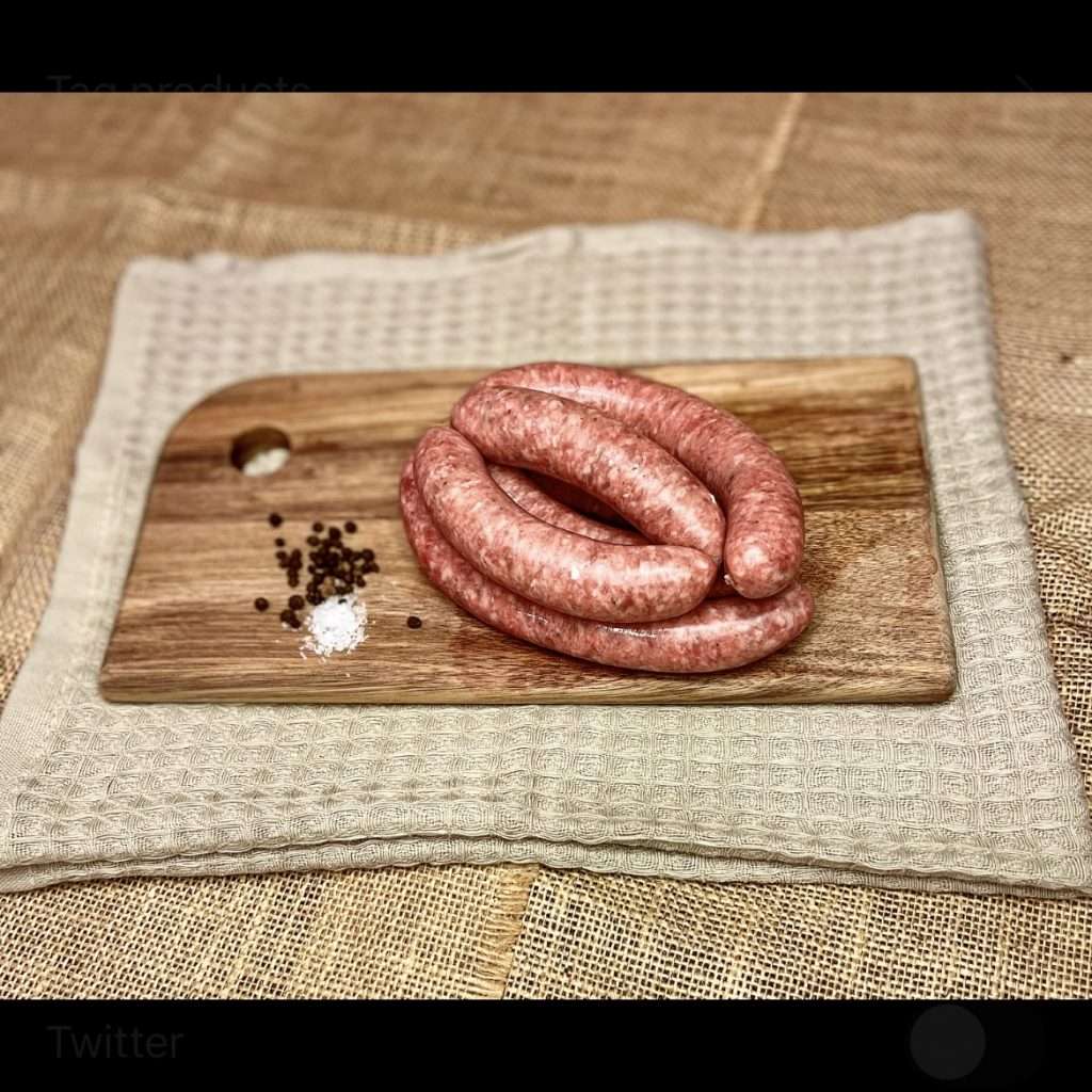 An image of low fat grass fed beef sausages.