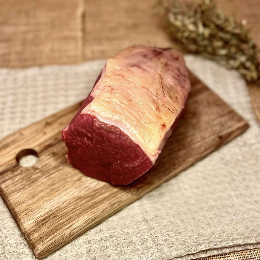 Image of grass-fed beef - Salmon cut roast.